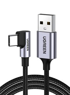 Buy USB C Cable Samsung Fast Charging Cord Right Angle 90 Degree  USB A to Type C Fast Charger Compatible with Nintendo Switch, GoPro Hero 7 6 iPad mini 6-3M Black in UAE