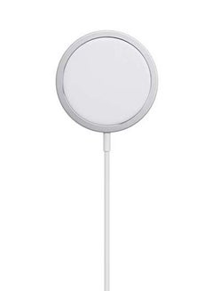 Buy MagSafe Charger for iPhone 15, 14, 13 and 12 series White in Saudi Arabia