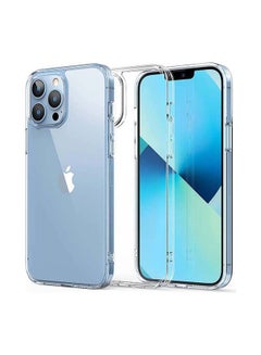 Buy iPhone 13 Pro Max Case 6.7 inch Anti-Yellowing Military Hard Back Case Ultra Thin Crystal Case Shock Protection Anti-Drop Case for iPhone 13 Pro Max Clear Cover Transparent in UAE