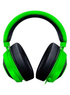 Buy Razer Kraken Gaming Headset: Lightweight Aluminum Frame, Retractable Noise Isolating Microphone, For PC, PS4, PS5, Switch, Xbox One, Xbox Series X & S, Mobile, 3.5 mm Audio Jack – Green in UAE