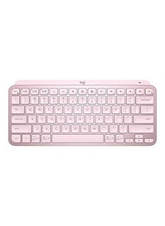 Buy Mx Keys Mini Minimalist Wireless Illuminated Keyboard, Compact Bluetooth Backlit Usb-C Compatible With Apple Macos Ios Windows Linux Android Rose in UAE