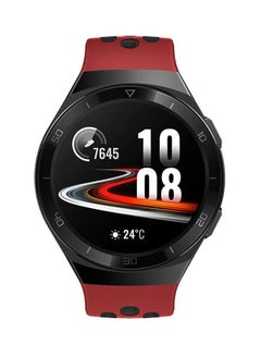 اشتري ساعة يد هواوي ووتش GT 2e الرياضية, بعرض 46 مم, تدعم قياس مستوى الأكسجين في الدم أحمر لافا في الامارات