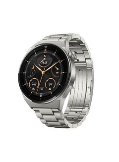 Buy Watch GT 3 Pro Smartwatch Light Titanium Case Strap 46mm Silver in Saudi Arabia
