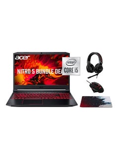 Buy Nitro 5 AN515 Gaming Laptop With 15.6-Inch Full HD Display, Intel 10th Gen Core i5-10300H Processor/8GB RAM/1TB SSD/4GB NVIDIA GeForce GTX 1650 Graphics/Windows 10 Home With Gaming Headset Mouse And Pad /International Version English/Arabic Obsidian Black in UAE