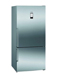 Buy Bottom Freezer Refrigerator 100 W KG86NAI30M Silver in UAE