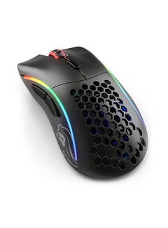 Buy Glorious Model D Wireless White Gaming Mouse - White Wireless Gaming Mouse - Wireless Mouse Gaming - Ultralight Mouse - White Ergonomic Mouse - Gaming Mouse Honeycomb - (Matte Black Mouse) in UAE