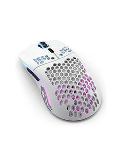 Buy Gaming Mouse Model O Minus Wireless - Matte White in Saudi Arabia