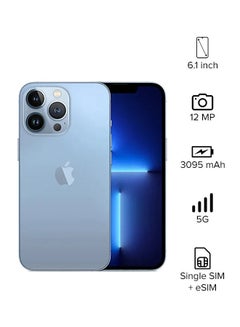 Buy iPhone 13 Pro 256GB Sierra Blue 5G With FaceTime - KSA Version in Saudi Arabia