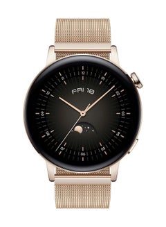 Buy WATCH GT 3 42 mm Smartwatch Gold in UAE