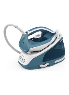 Buy Steam Station | Express Easy Steam Generator |  Lock system for easy carrying |Ceramic Xpress Glide Soleplate | 2 Years Warranty | 1.7 L 2200 W SV6131G0 Blue & Silver in UAE