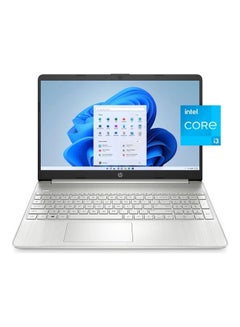 اشتري 15.6 Inch Laptop Intel Core i3-1115G4 8GB RAM 256GB SSD Windows 11 Home In S Mode English Natural Silver في الامارات