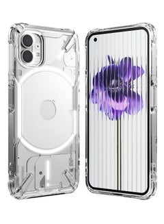 Buy Fusion-X Case For Nothing Phone Hard Back Heavy Duty Shockproof Bumper Phone Cover Clear in Egypt