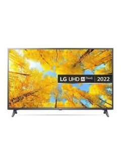 اشتري LG UHD 4K TV 65 Inch UQ7500 Series, Cinema Screen Design 4K Active HDR WebOS Smart AI ThinQ 65UQ75006LG أسود في الامارات