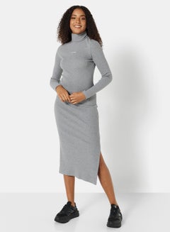 Buy Micro Logo Dress Grey in UAE