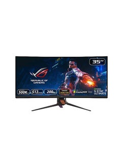 اشتري 35 Inch PG35VQ ROG Swift Ultra-Wide HDR Gaming Monitor أسود في الامارات