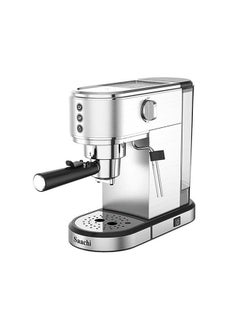 Buy 3 In 1 Coffee Make With 20 Bar Italian ULKA Pump 1 L 1350 W NL-COF-7064-ST Grey in UAE