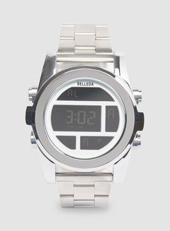 Buy Men's Digital Watches Stainless Steel - Silver ,Digital, Quartz in Egypt