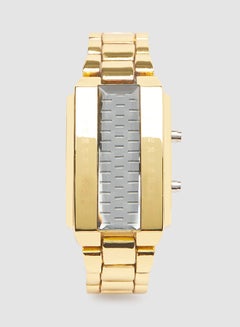 Buy Digital Watches Stainless Steel - Gold ,Binary, Quartz in Egypt