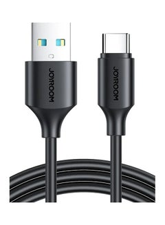Buy 3A USB To USB C Fast Charging Data Cable 1m Black in Egypt