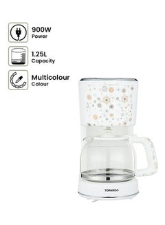 Buy Automatic American Coffee Maker 1.25 L 900 W TCMA-9125-C White in Egypt