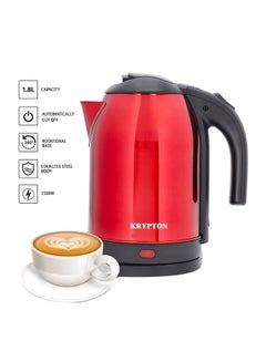 Buy Stainless Steel Kettle 1.8 L 1500.0 W KNK5272 Red in UAE