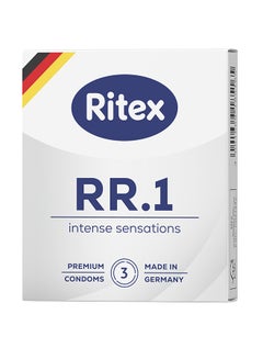 Buy Condom RR.1 (Intense Sensation ) Pack of 3 in Egypt