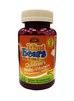 Buy Mimi Bears Plus Extra C Childrens Health Citrus 60 Chews in Saudi Arabia