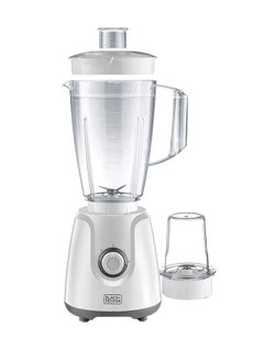 Buy Electric Blender 400W With Mill 1.5 L 400.0 W BX4030 White/Clear in Saudi Arabia