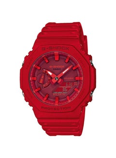 Buy Women's Octagon Shape Plastic Analog & Digital Wrist Watch - Red - GA-2100-4ADR in Saudi Arabia