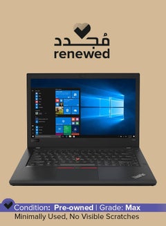 Buy Renewed - ThinkPad T480 Laptop With 14-Inch FHD Display,Intel Core i5/8250U/8GB DDR4 RAM/256GB SSD/Intel HD Graphics/Windows 10 Pro English Black in UAE