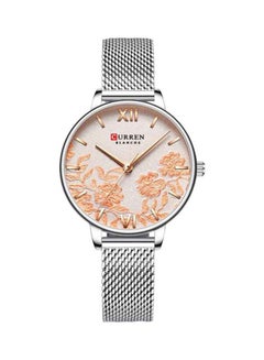 Buy Women's Water Resistant Analog Watch 9065 - 32 mm - Silver in Saudi Arabia