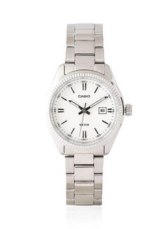 Buy Women's Enticer Analog Watch LTP-1302D-7A1VDF - 30 mm - Silver in Saudi Arabia