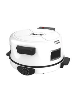 Buy Roti/Tortilla/Pizza Bread Maker with a Viewing Window, Adjustable Temperature Control and Heat Settings 2200 W NL-RM-4980G-WH White in UAE