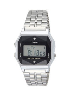 Buy Men's Vintage Water Resistant Digital Watch A159WAD-1DF - 37 mm - Silver in Egypt