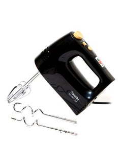 Buy 5-Speed Hand Mixer With Detachable Steel Beaters 250.0 W NL-HM-4168-BK Black/Yellow in UAE
