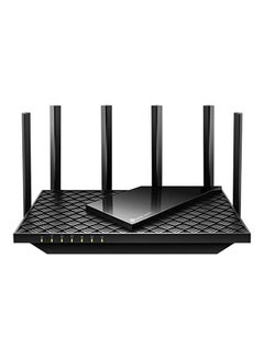 اشتري AXE5400 Tri-Band WiFi 6E Archer AXE75 Gigabit Wireless Internet Ax Router For Gaming VPN One Mesh WPA3 Black في الامارات