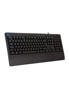 Buy Logitech G213 Prodigy Gaming Keyboard, RGB Lightsync Backlit Keys, Spill-Resistant, Customizable Keys, Dedicated Multi-Media Keys in UAE