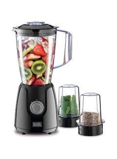 Buy Blender with Grinder Mill and Chopper 1.5 L 400.0 W BX440-B5 Black in Saudi Arabia