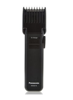 Buy Rechargeable Wet/Dry Beard & Hair Trimmer, 12 Cutting lengths, 8 hours full charge,40 min use- ER2031 Black in UAE