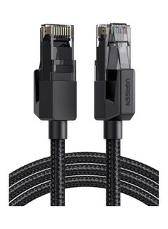 Buy Ethernet Cable Cat 6 Braided Cat6 Gigabit High Speed 1000Mbps Internet Cable RJ45 Shielded Network LAN Cord Compatible with PS5 PS4 Xbox One Smart TV Switch Router WiFi Extender Patch Panel-3M Black in UAE