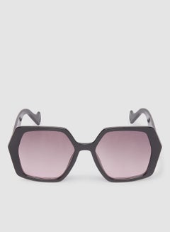 Buy Women's Sunglass With Durable Frame Lens Color Purple Frame Color Black in Egypt