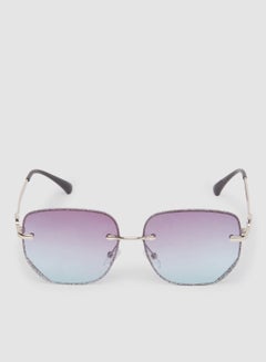 Buy Women's Sunglass With Durable Frame Lens Color Multicolour Frame Color Silver in Egypt