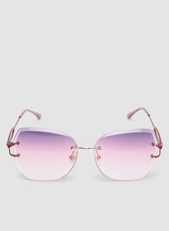 اشتري Women's Sunglass With Durable Frame Lens Color Purple Frame Color Purple في مصر