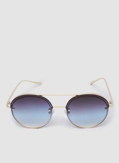 Buy Women's Sunglass With Durable Frame Lens Color Multicolour Frame Color Gold in Egypt