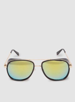 Buy Women's Sunglass With Durable Frame Lens Color Multicolour Frame Color Black-Gold in Egypt