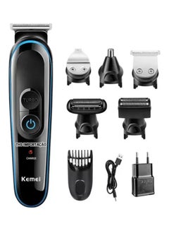 Buy KM-690 5 In 1 Full Care Grooming Kit Black/Blue in Egypt