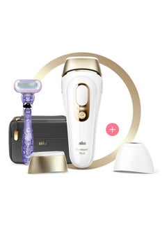 Buy Silk-expert Pro 5 PL5147 IPL with 3 extras Precision Head, Venus razor, Soft Pouch Multicolour in Saudi Arabia