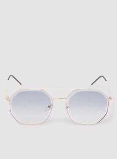 Buy Women's Sunglass With Durable Frame Lens Color Grey Frame Color Gold in Egypt