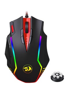 Buy Redragon M902 SAMSARA 16400 DPI High-Precision Programmable Laser Gaming Mouse for PC, Omron Micro Switches (Black) in Egypt