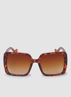 Buy Women's Sunglass With Durable Frame Lens Color Brown Frame Color Tiger Pattern in Egypt